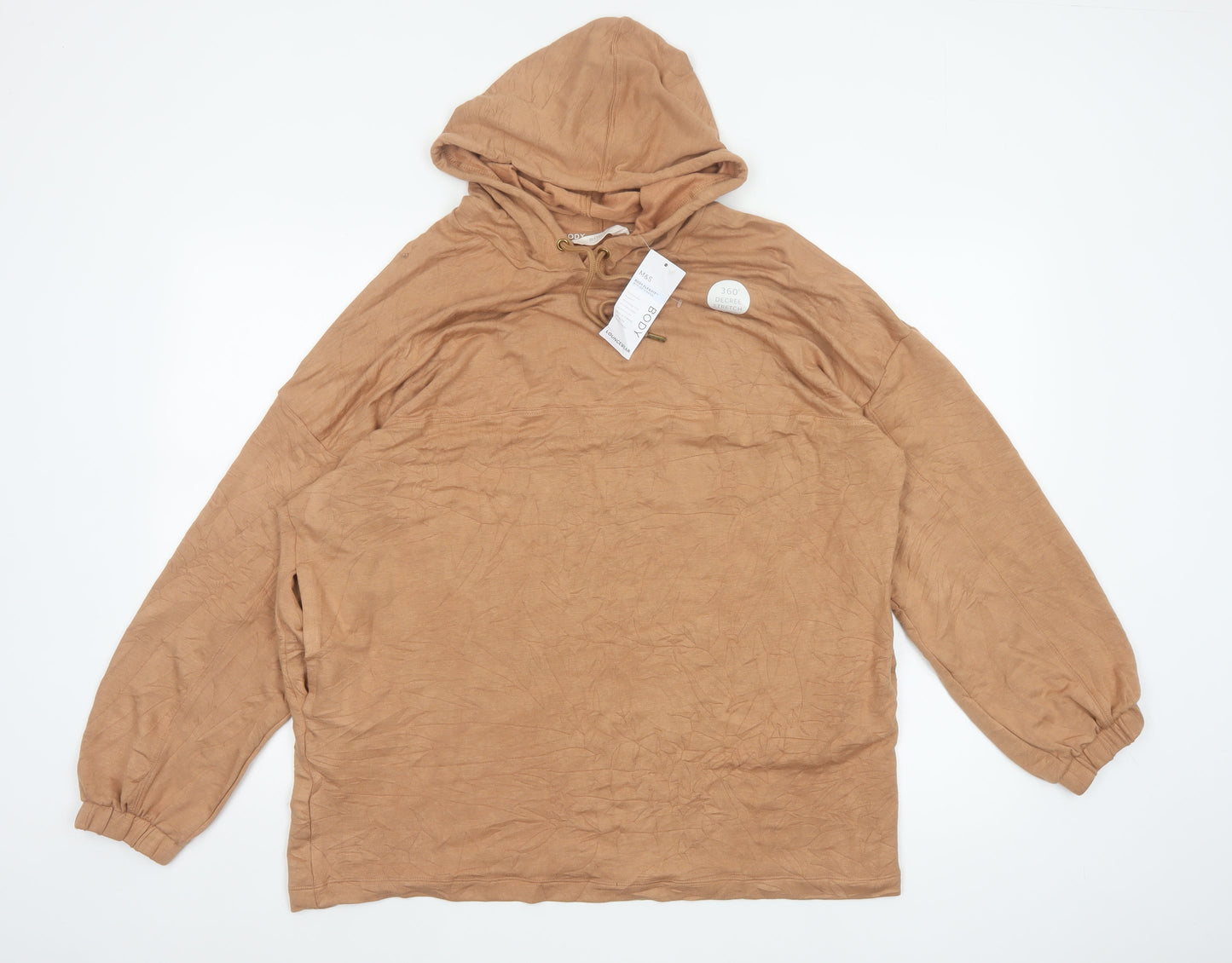 Marks & Spencer Women’s Brown Size 16 Hooded Jersey Lounge Set Jumper Trousers