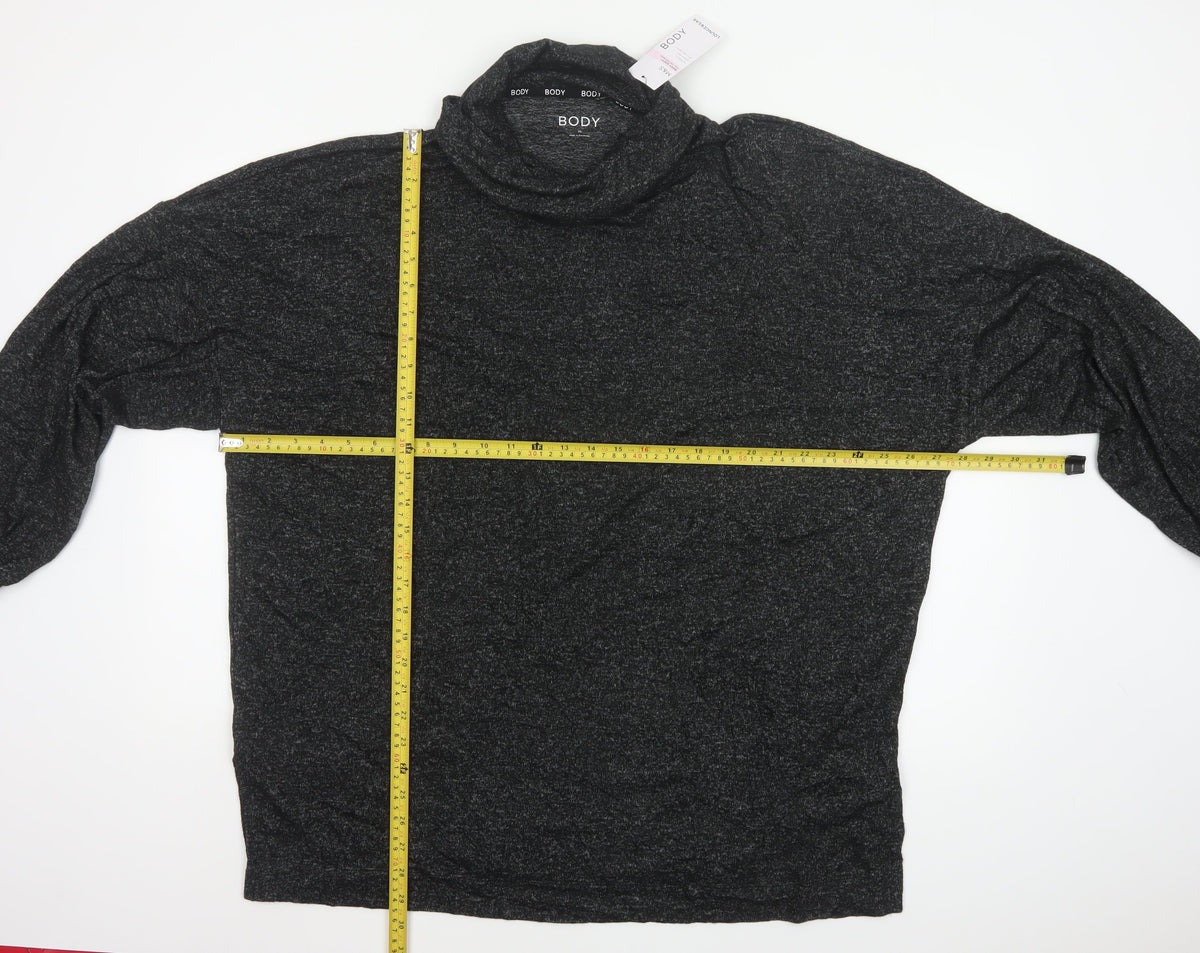 Marks & Spencer Women Black UK 20 Cowl Neck Knit Lounge Set Jumper