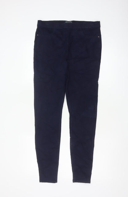 Additional front view of Papaya Women’s Blue, size UK 12, L31 Stretch Slim Jegging Jeans