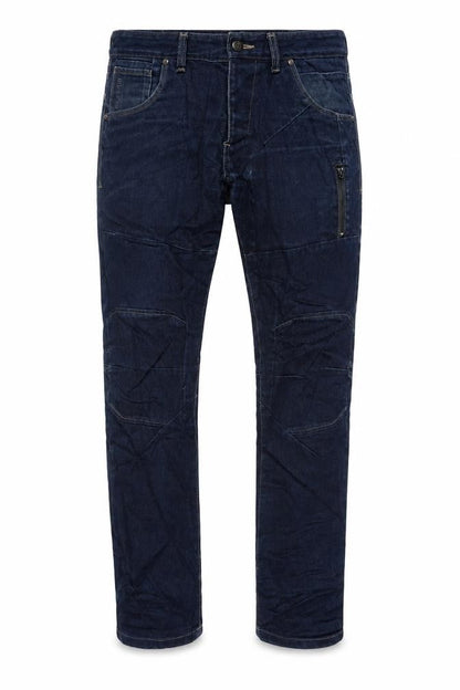 Voi Jeans Men’s Blue W36 L32 Vader Tapered Denim Jeans Zip Pocket