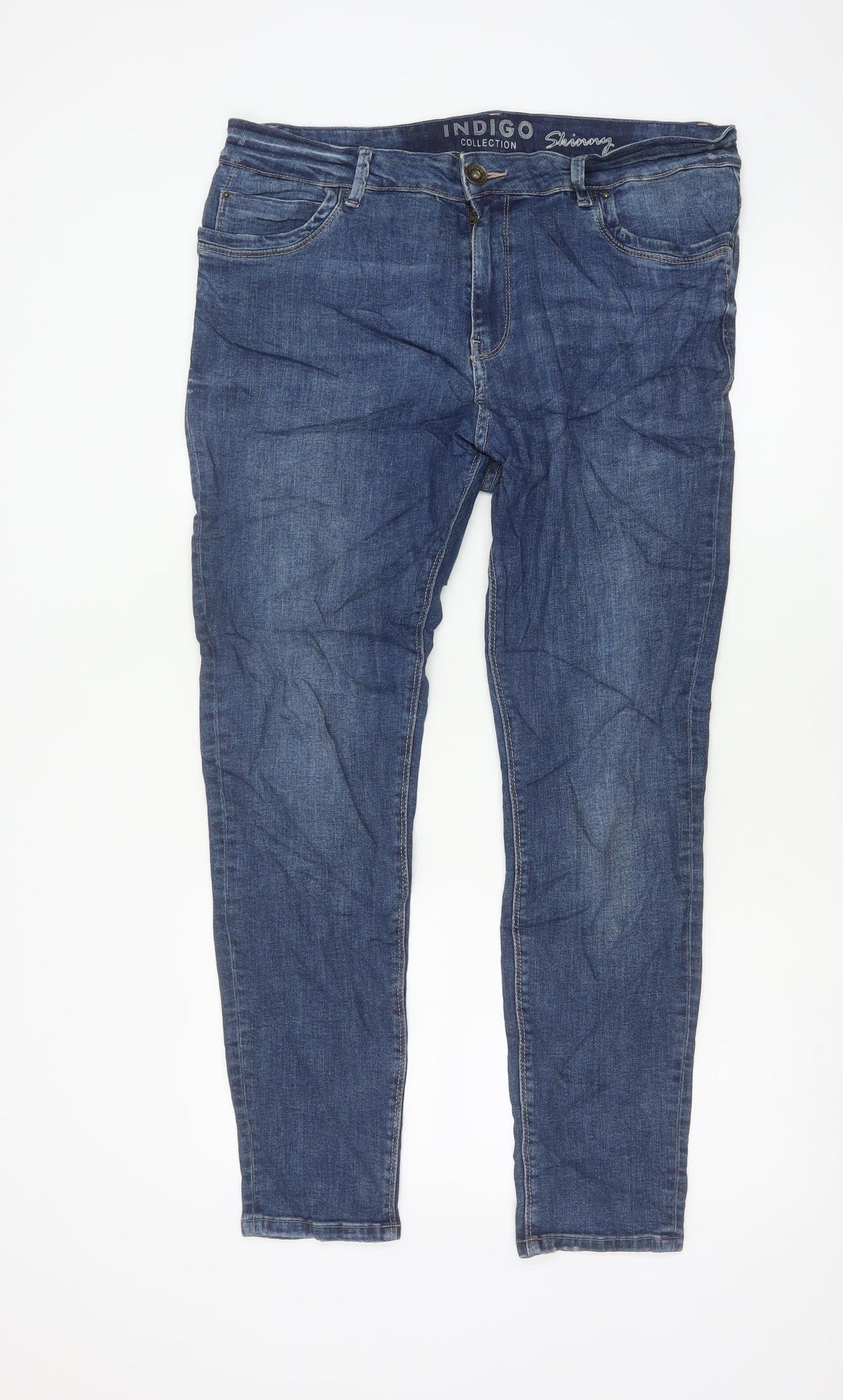 Marks & Spencer Women’s Blue UK 16 Indigo Collection Skinny Stretch Jeans