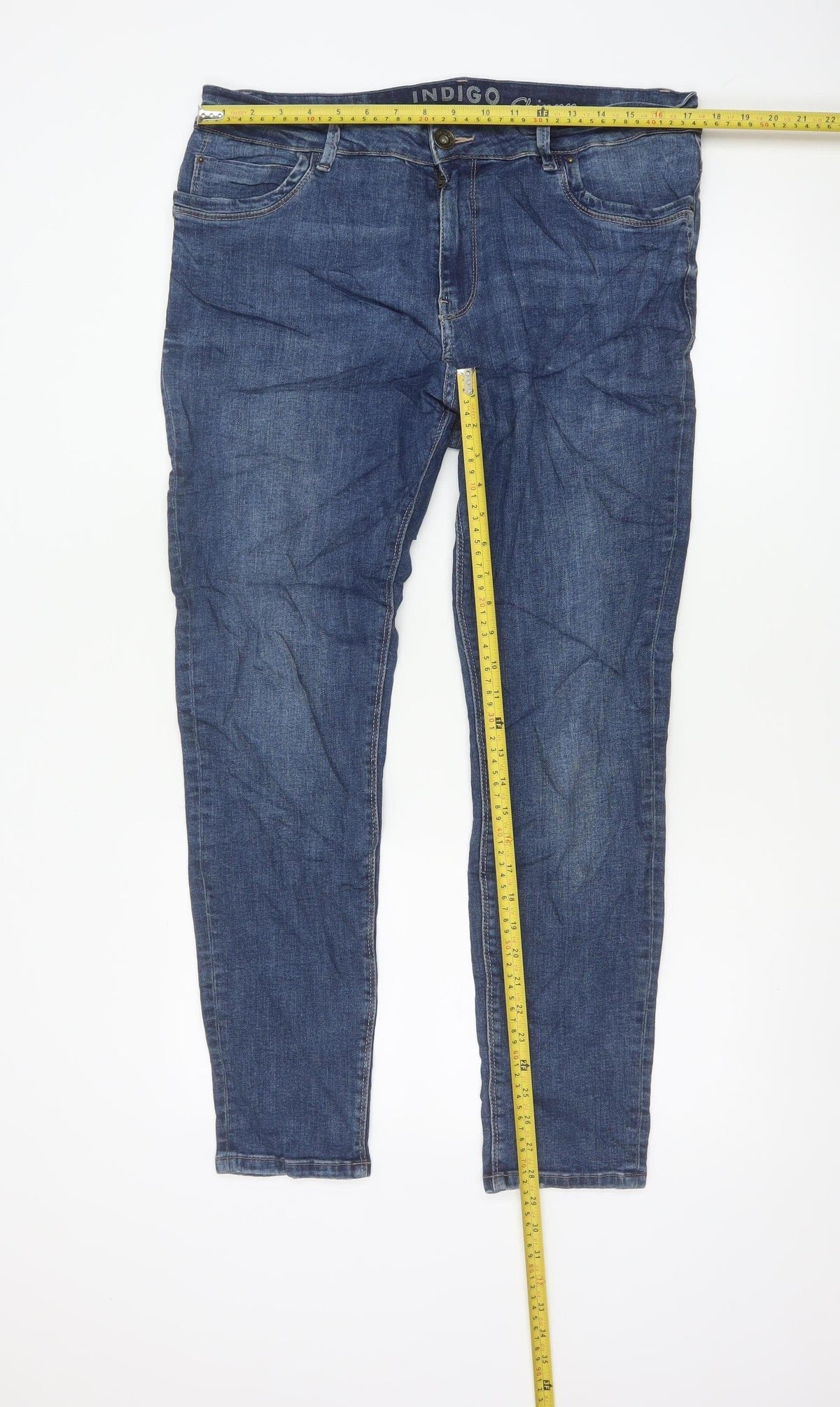 Marks & Spencer Women’s Blue UK 16 Indigo Collection Skinny Stretch Jeans
