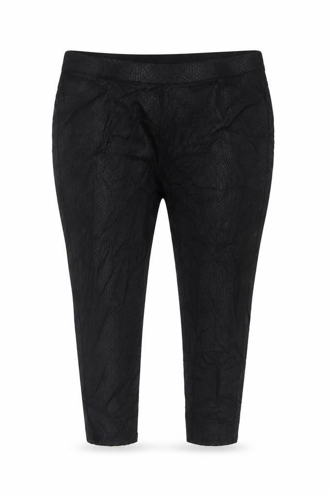 Marks & Spencer Women Black Snake Print Jeggings UK 24 Short Stretch Slim
