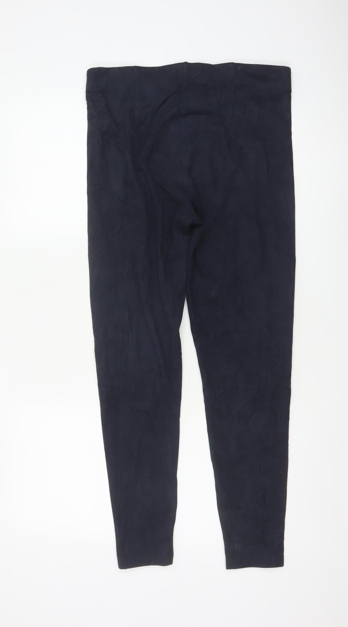 M&S Women’s Navy Blue Size 14 Stretch Skinny Leggings Regular