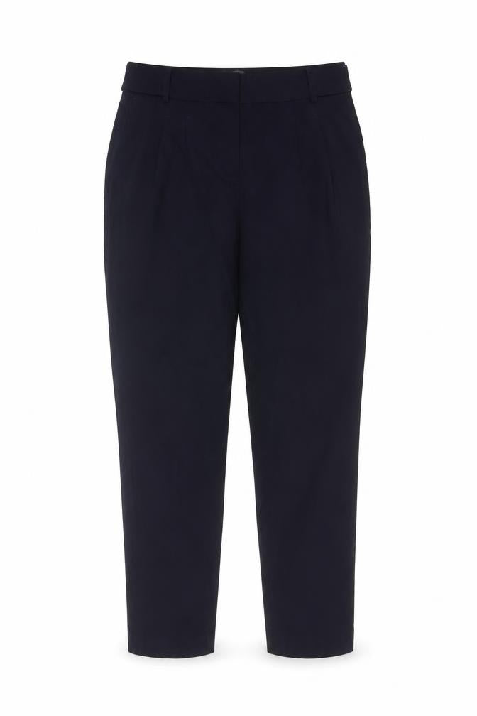 Next Women Black UK 8 Tall Tapered Work Dress Trousers Pockets
