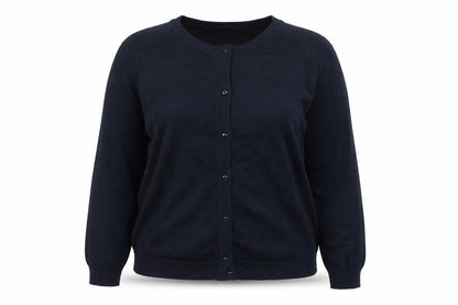 Dorothy Perkins Women Blue UK 12 Button Front Long Sleeve Cardigan