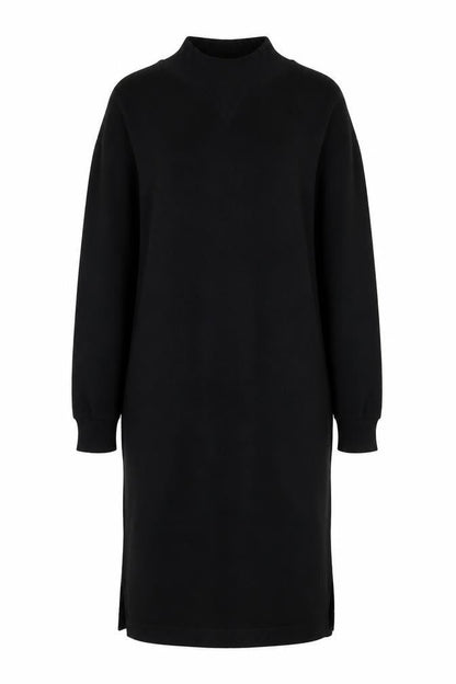 Marks & Spencer Women Black UK 6 Jumper Dress Mock Neck Knit