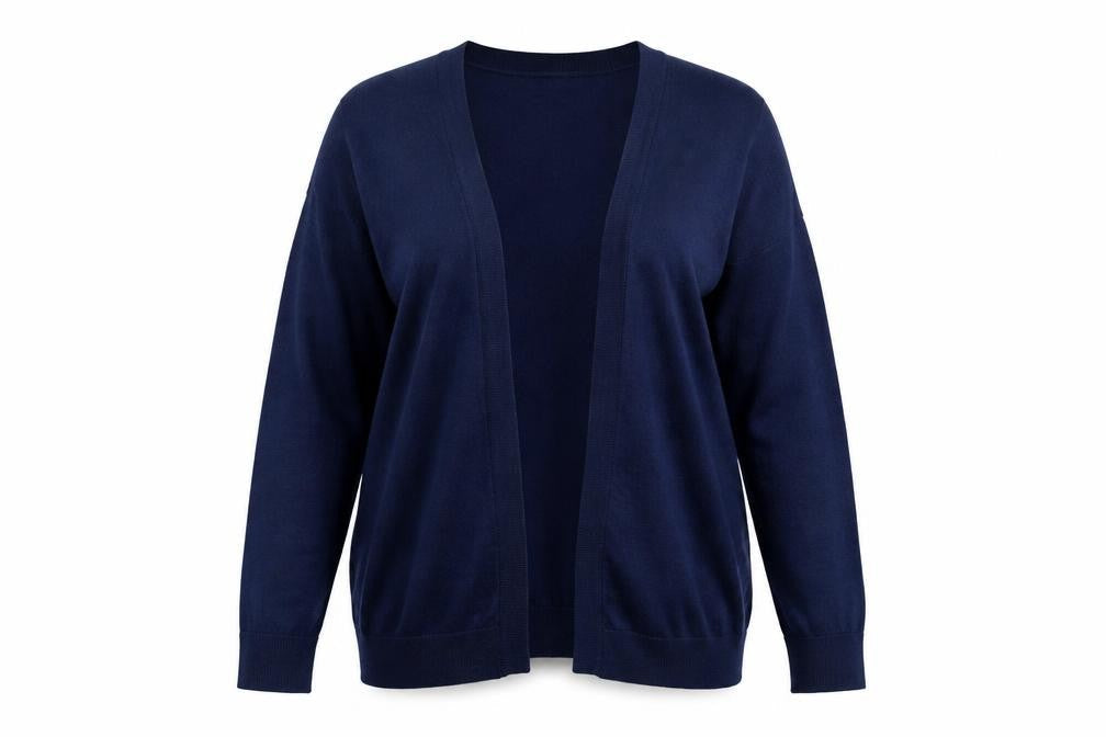 Rohan Women’s Blue Size 18 Merino Wool Open V-Neck Cardigan