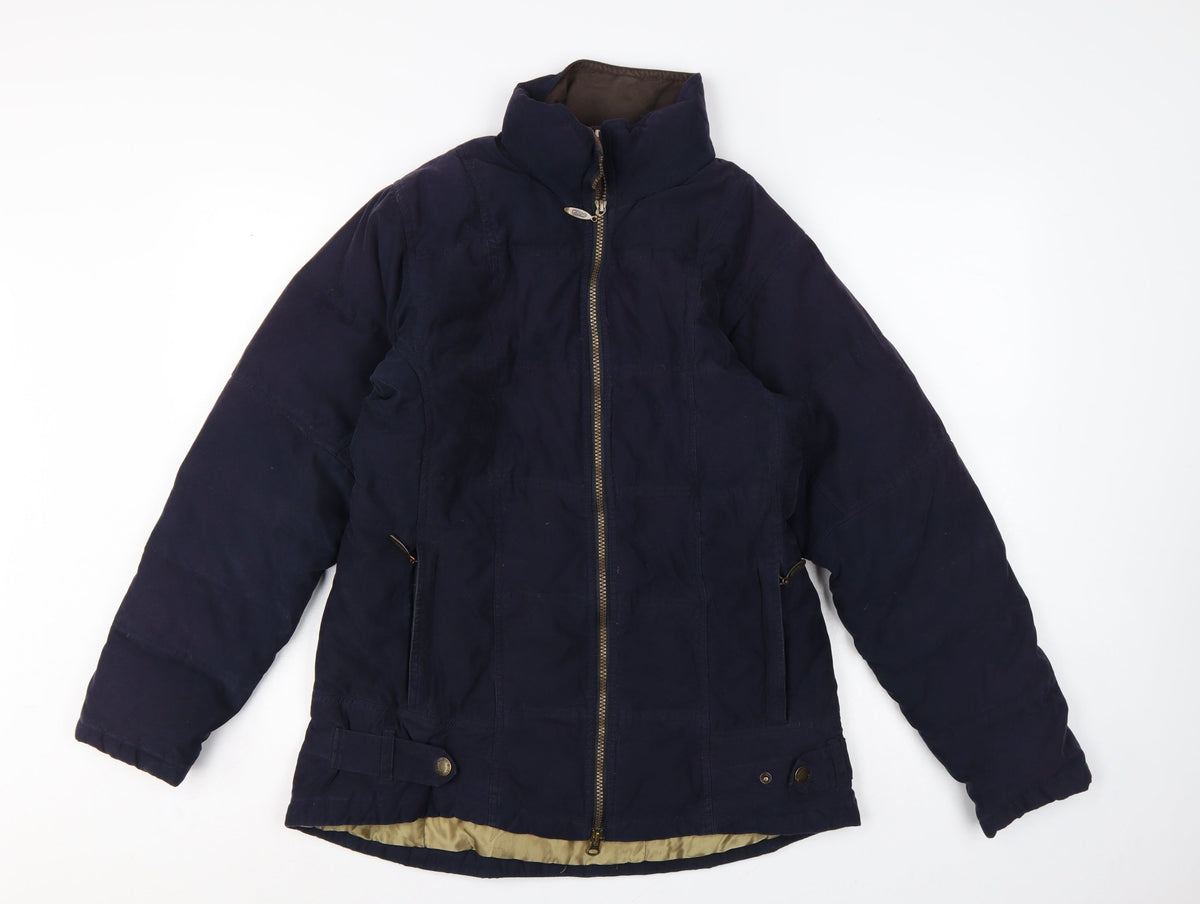 Musto Women’s Navy UK 12 Down Puffer Jacket Full Zip Insulated