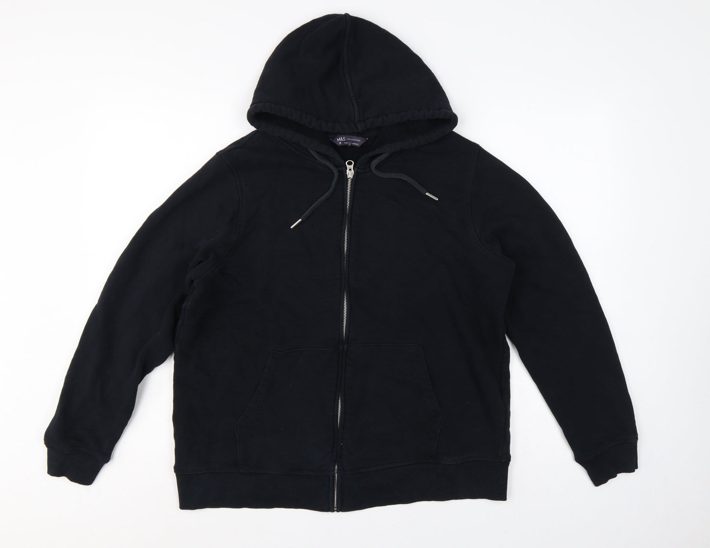 Marks & Spencer Women’s Black Size 18 Full Zip Hooded Hoodie