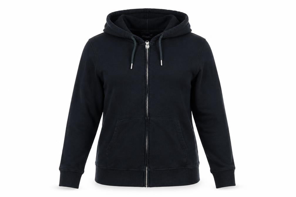 Marks & Spencer Women’s Black Size 18 Full Zip Hooded Hoodie