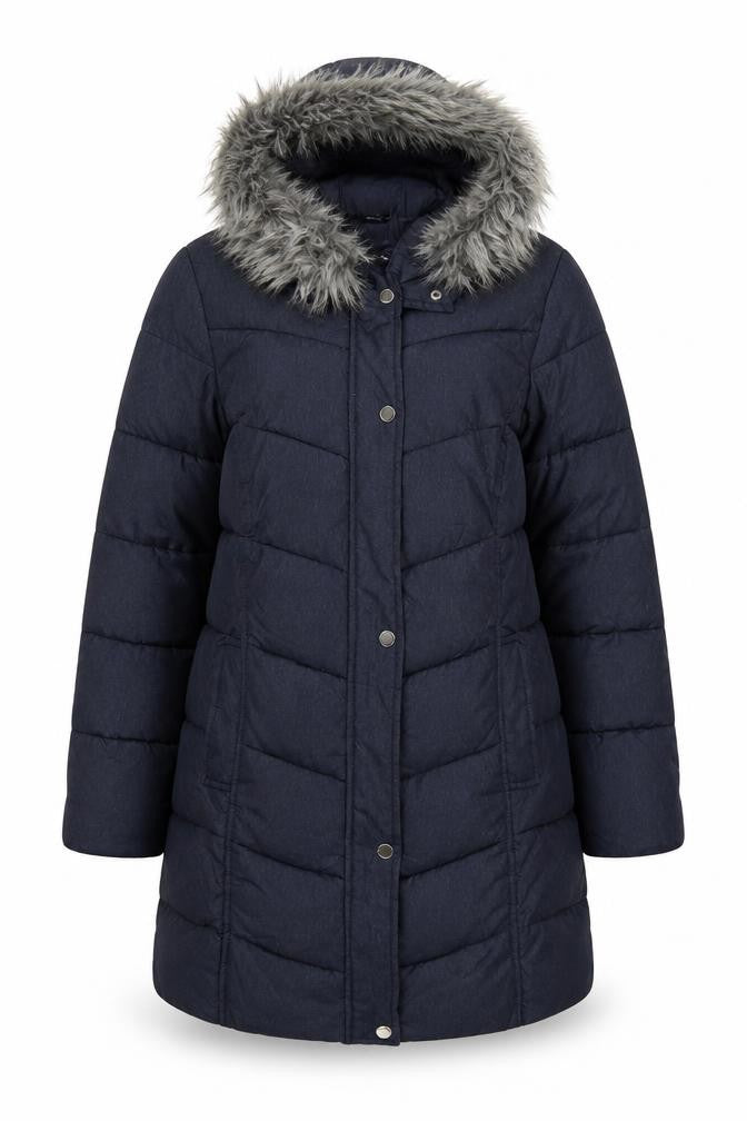 Principles Petite Ben de Lisi Women Blue UK 10 Puffer Parka Coat