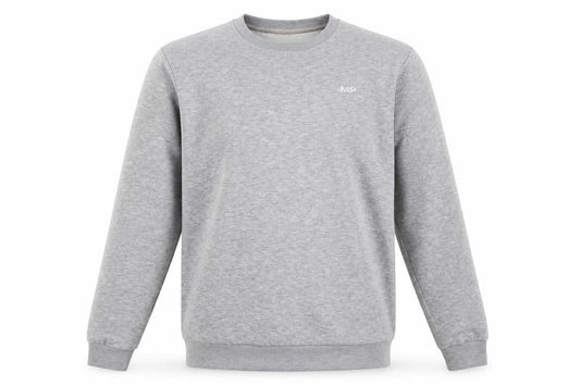 Myprotein Men’s Grey M Crew Neck Logo Fleece Pullover Sweatshirt