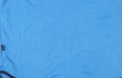 Additional view of Le Coq Sportif boys’ blue 10 years polo jersey manchester city football