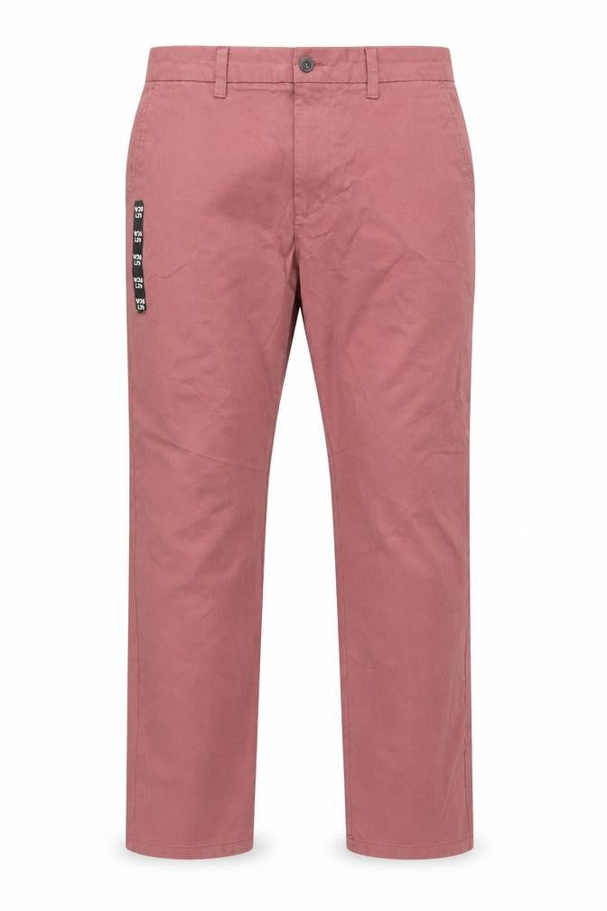 Marks & Spencer Men's Pink 36/29 Slim Fit Stretch Chino Trousers