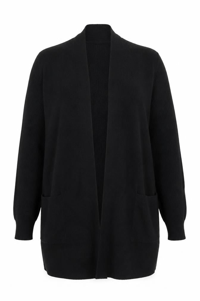 Marks & Spencer Women’s Black UK 16 Open Cardigan Pockets