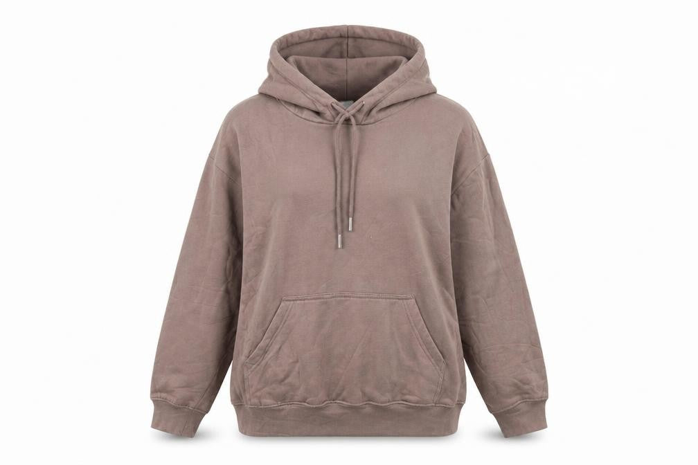 H&M Women's Brown Size 12 Pullover Hoodie Drawstring Kangaroo Pocket