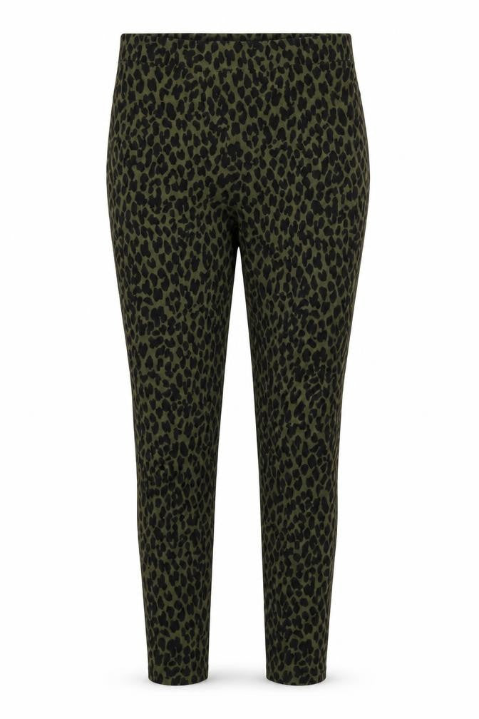 Dorothy Perkins Women's Green UK 12 Leopard Print High Rise Leggings