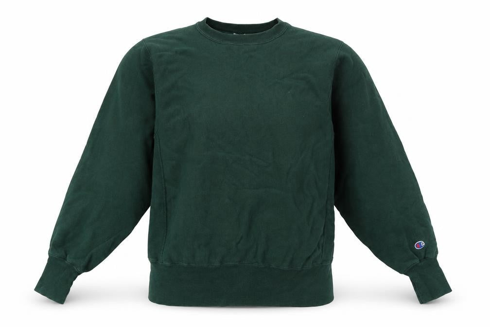 Champion Women’s Green Large Reverse Weave Logo Sweatshirt