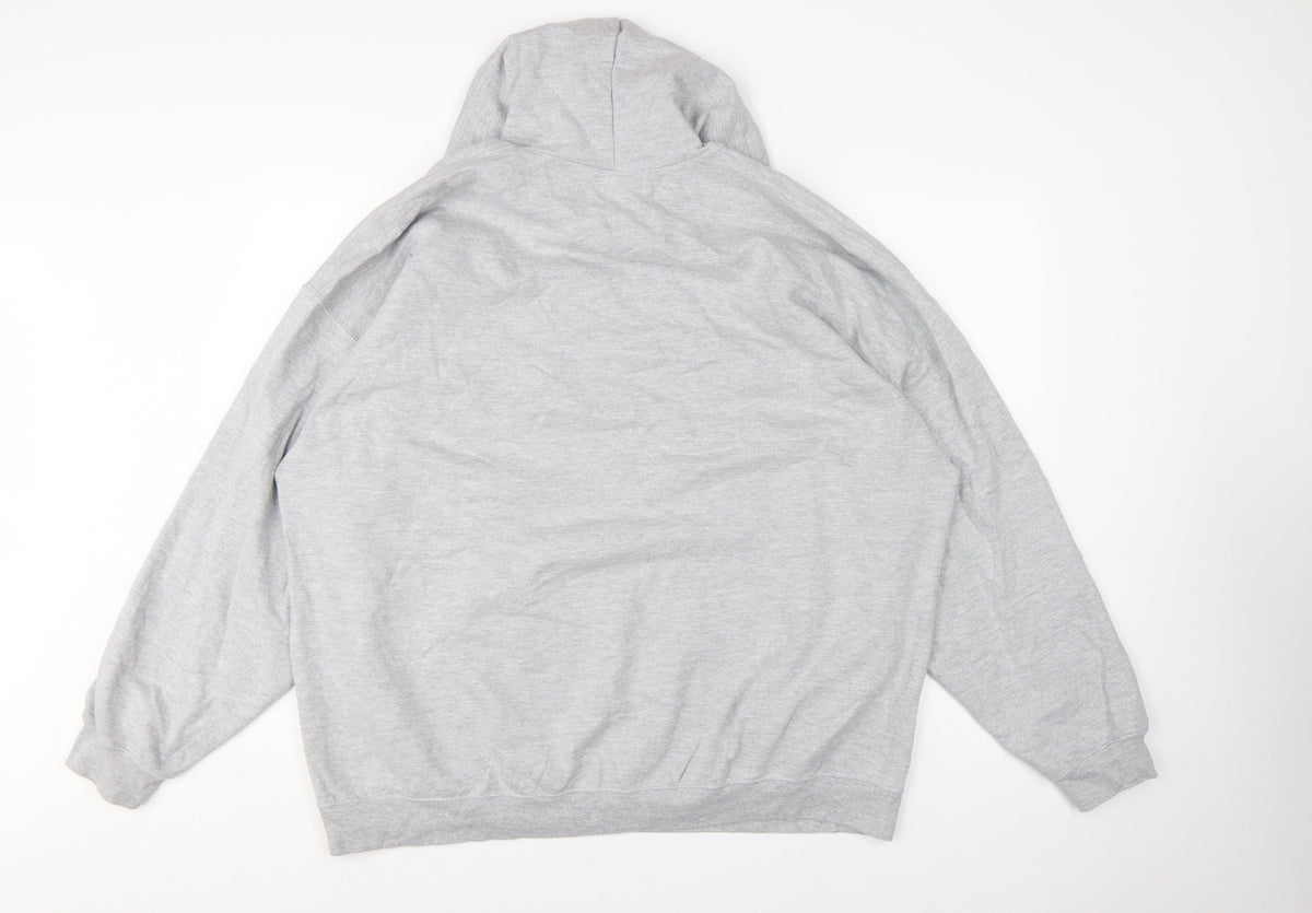 Marvel Men's Grey 3XL Captain America Graphic Pullover Hoodie