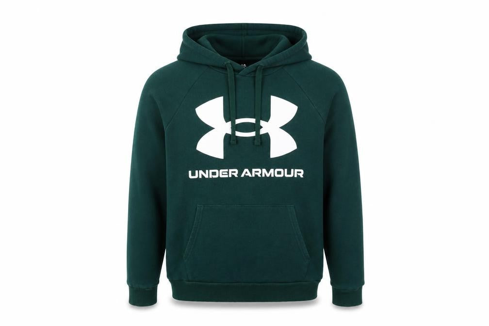 Under Armour Men Green M Pullover Logo Graphic Hoodie