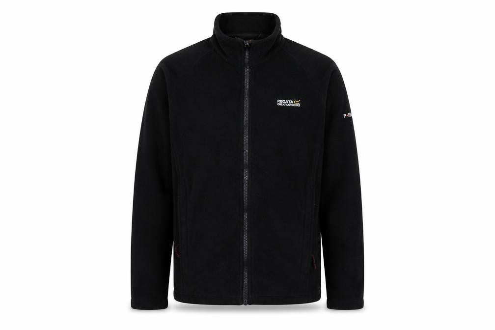 Regatta Men’s Black S Full Zip Fleece Jacket Outdoor Pockets