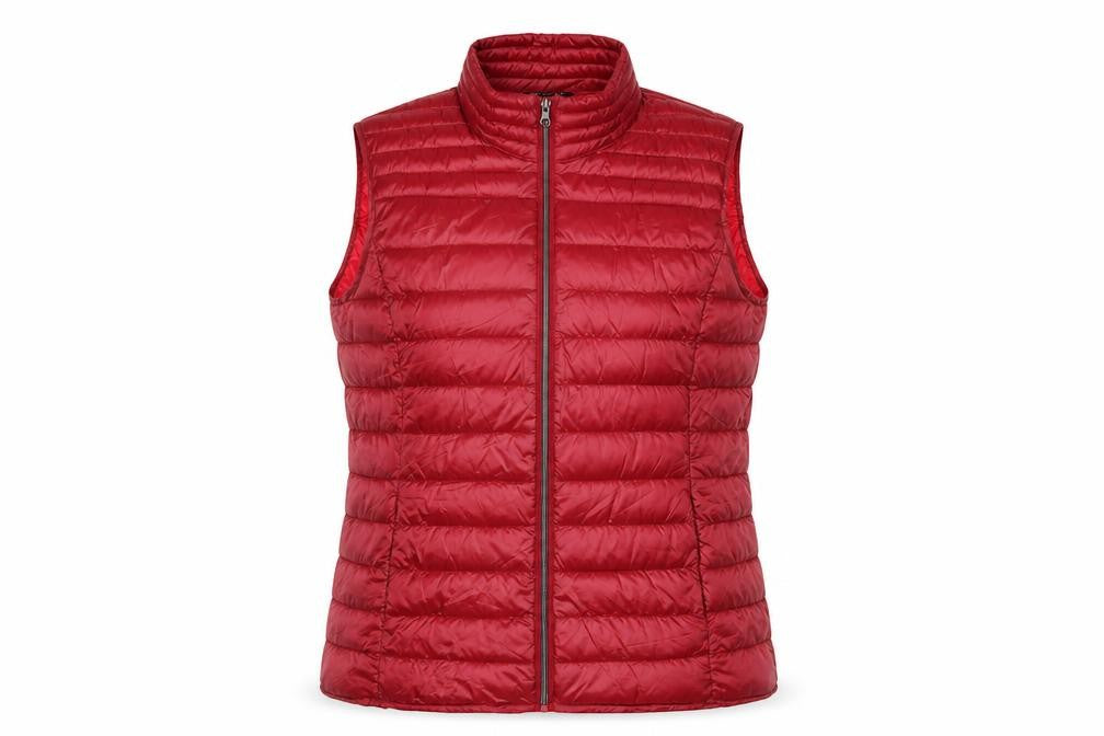 Classic Women’s Red Size 18 Quilted Puffer Gilet Bodywarmer
