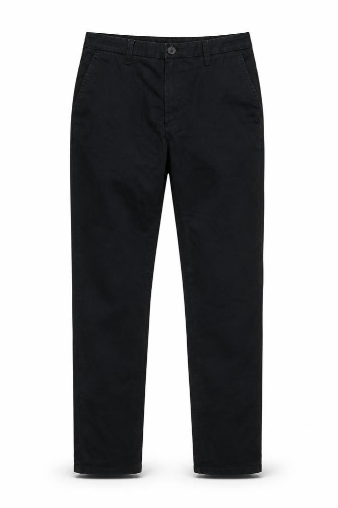 Marks & Spencer Men's Black 28/35 Slim Stretch Chino Trousers