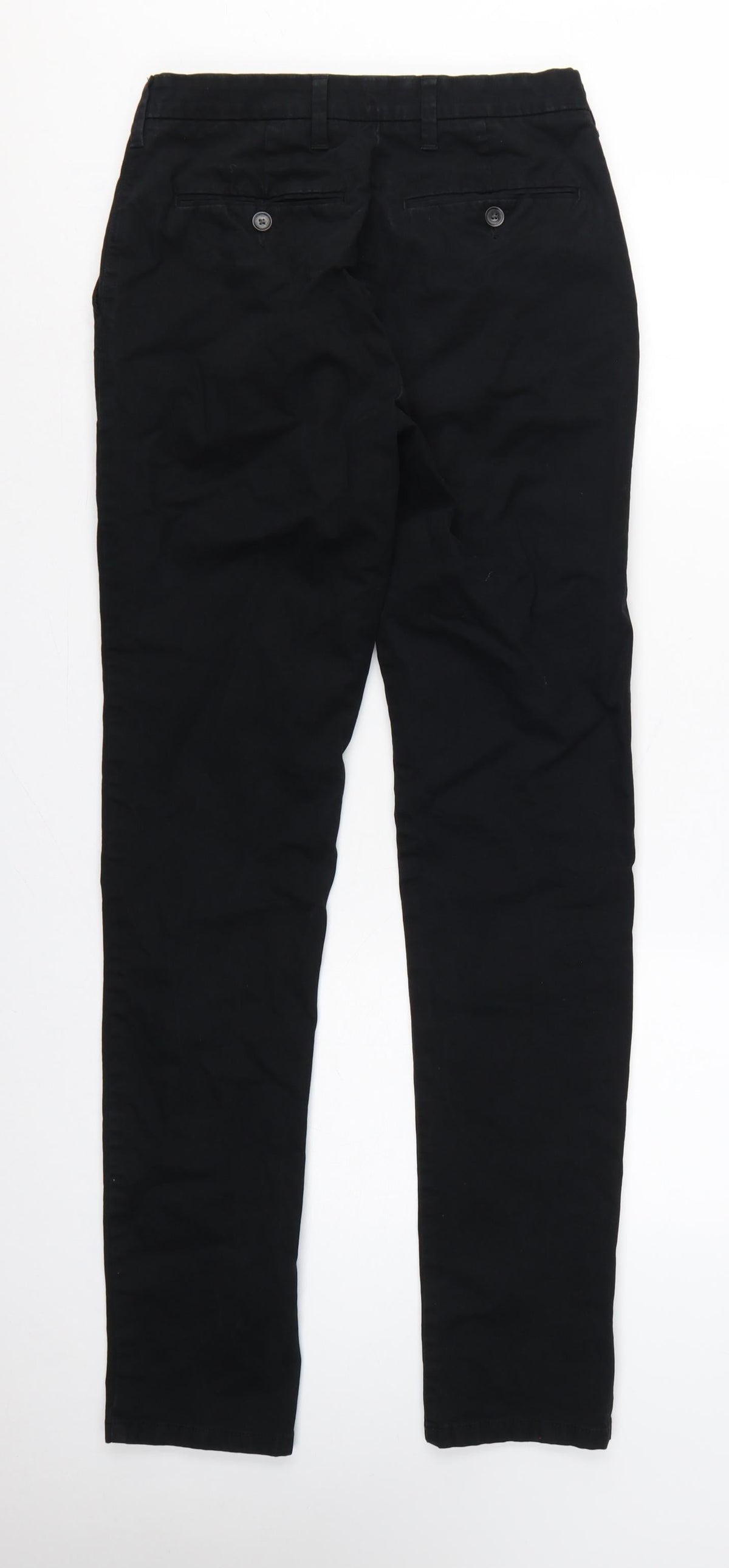 Marks & Spencer Men's Black 28/35 Slim Stretch Chino Trousers