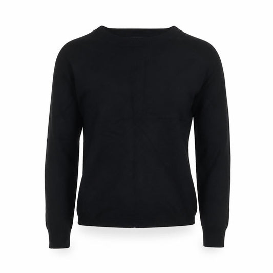 Front view of Dorothy Perkins Women Black UK 10 Button Knit Cardigan Long Sleeve
