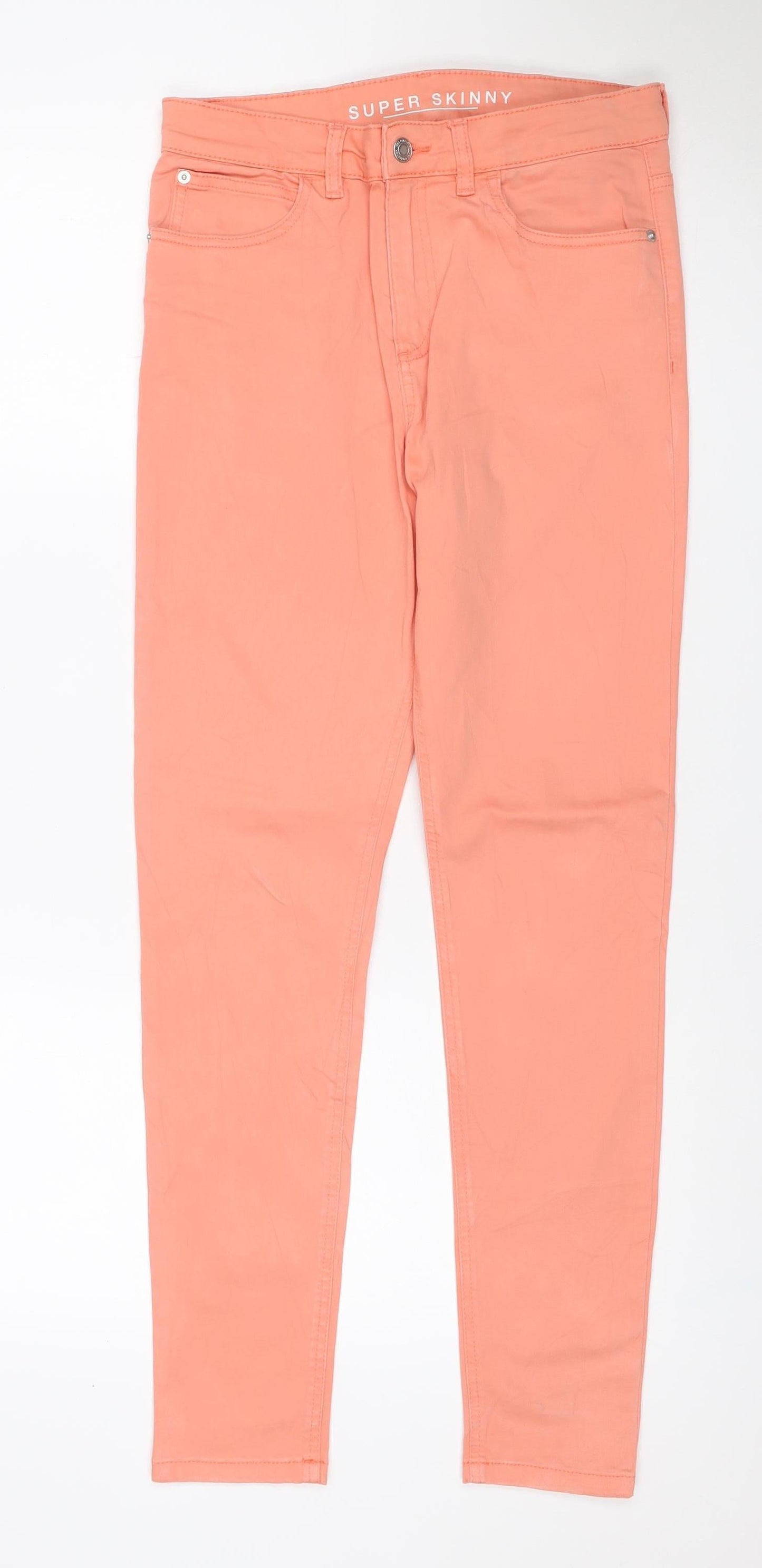 Marks & Spencer Women Orange UK 10 Super Skinny Stretch Jeans
