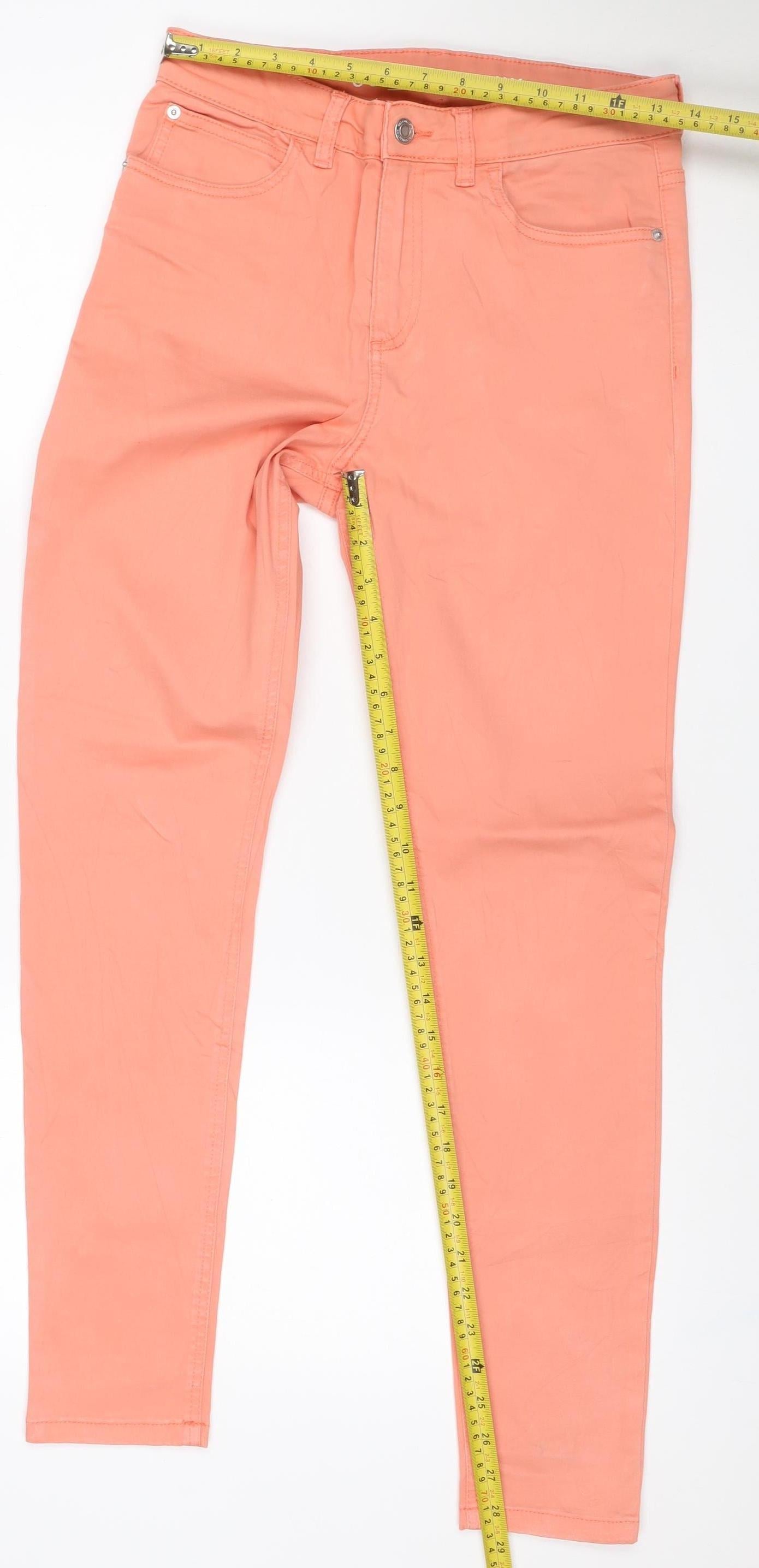 Marks & Spencer Women Orange UK 10 Super Skinny Stretch Jeans
