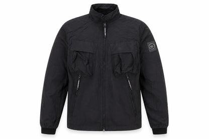 Marshall Artist Men's Black Size S Military Jacket Full Zip Pockets