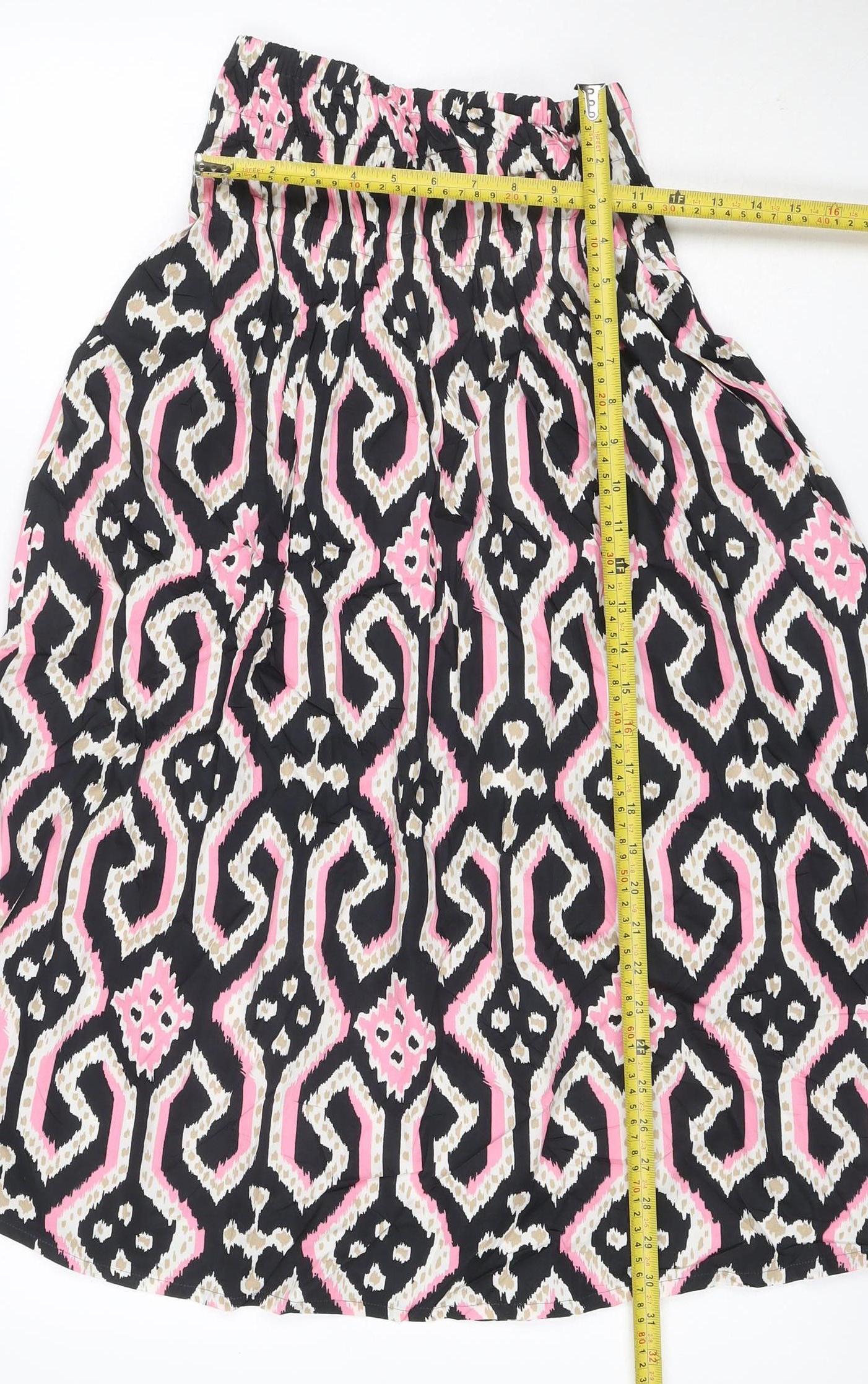 Marks & Spencer Women’s Multicoloured Geometric Mini Straight Skirt UK 6