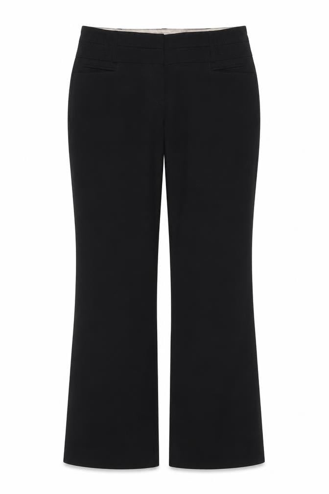 New Look Women’s Black Size 12 Wide-Leg Tailored Dress Trousers