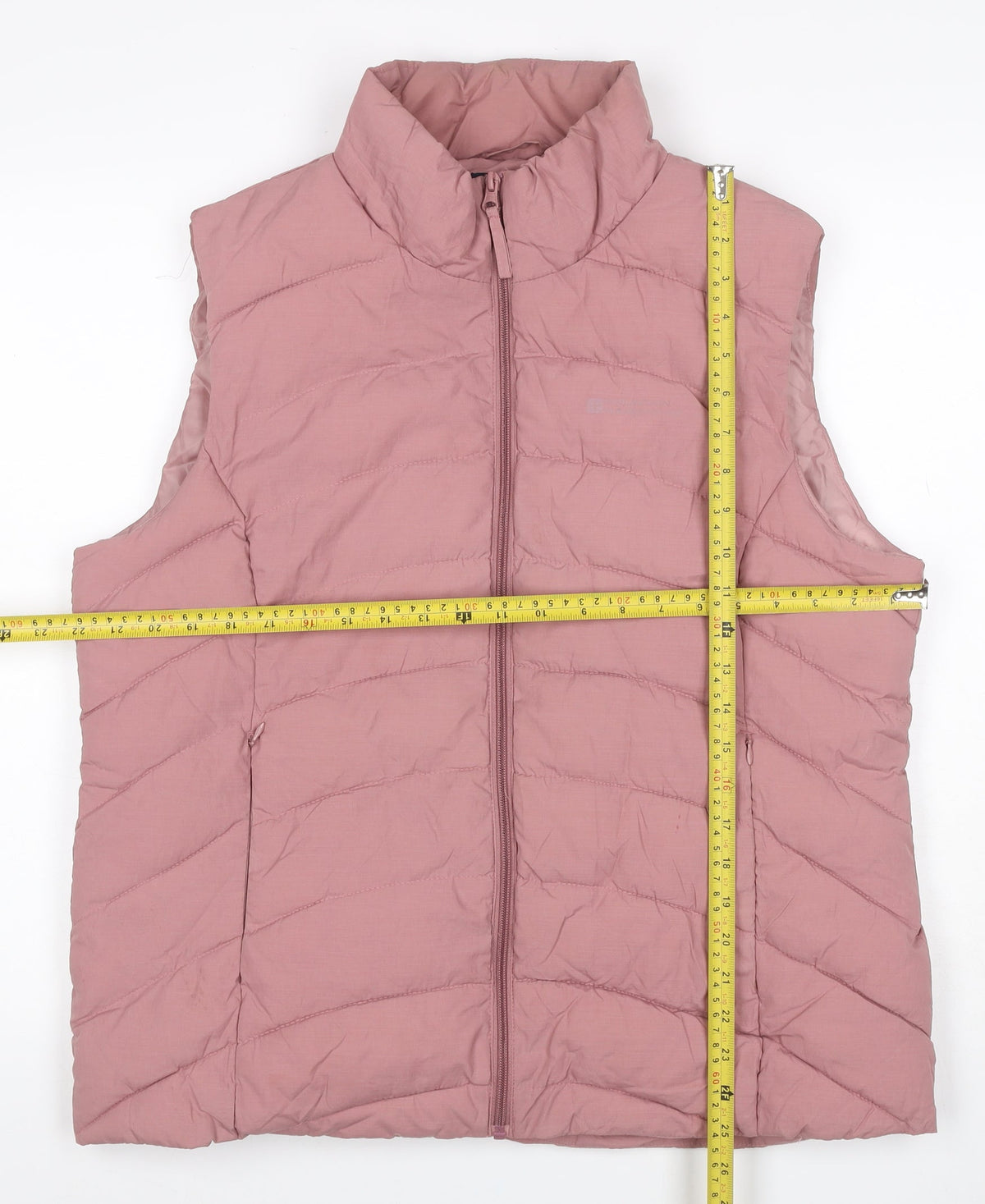 Mountain Warehouse Women Pink UK 18 Quilted Puffer Gilet Bodywarmer