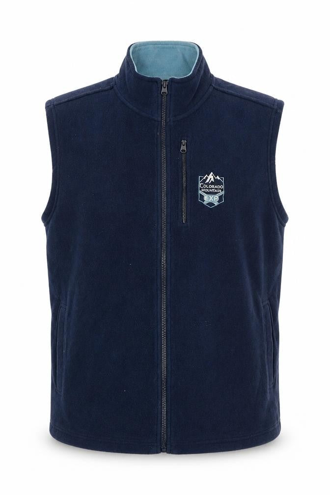 Atlas For Men Men's Blue L Fleece Bodywarmer Full Zip Outdoor Gilet