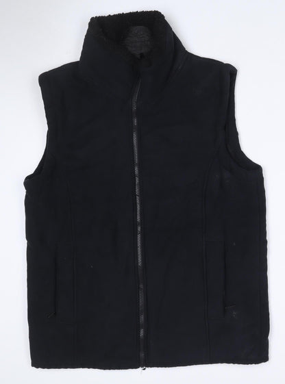Casamia Women’s Black M Softshell Fleece Lined Zip Waistcoat