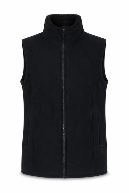 Casamia Women’s Black M Softshell Fleece Lined Zip Waistcoat
