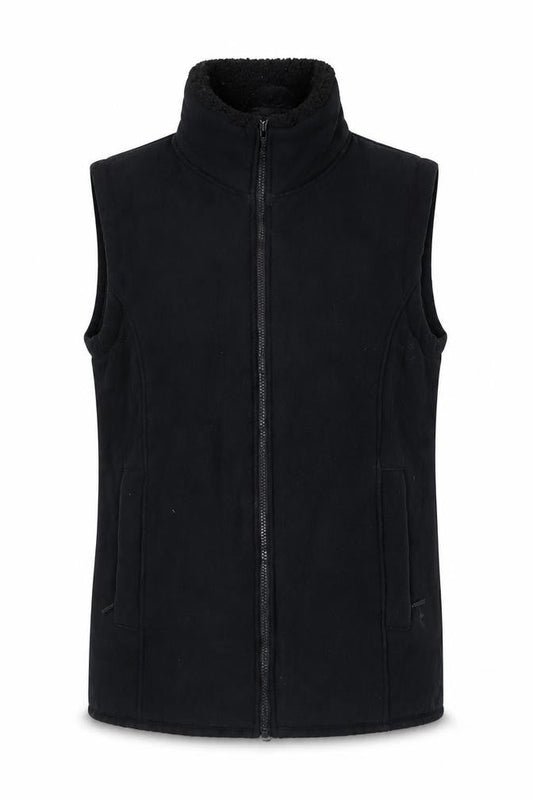 Casamia Women’s Black M Softshell Fleece Lined Zip Waistcoat