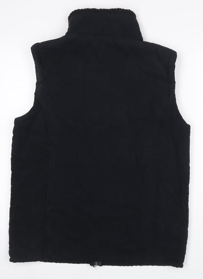 Casamia Women’s Black M Softshell Fleece Lined Zip Waistcoat
