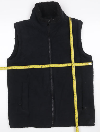 Casamia Women’s Black M Softshell Fleece Lined Zip Waistcoat