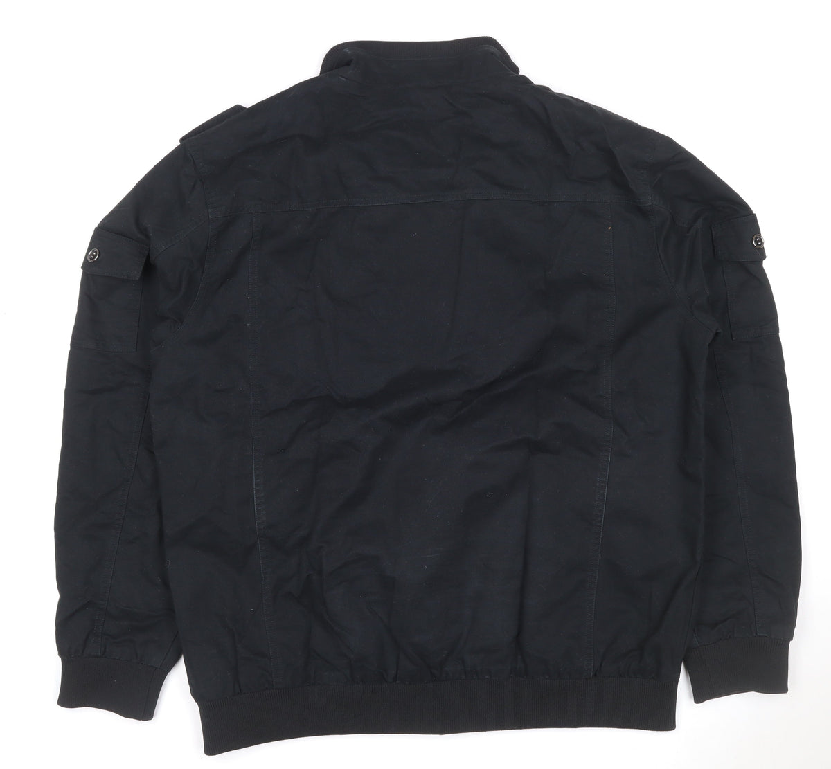 Outdoor Jacket Men's Black 2XL Military Cotton Utility Jacket
