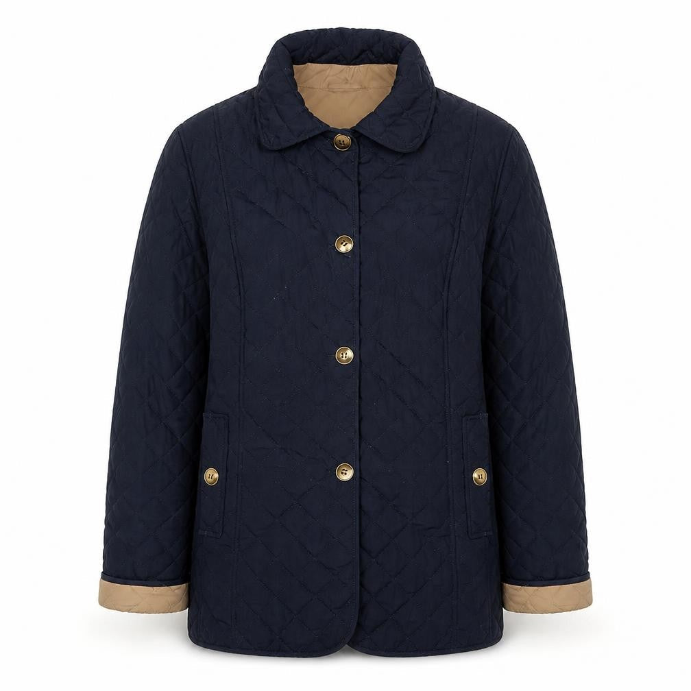 Marks & Spencer Women’s Navy UK 14 Quilted Mid-Length Padded Coat Classic