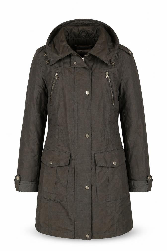 Per Una Women’s Green UK 14 Hooded Utility Parka Jacket