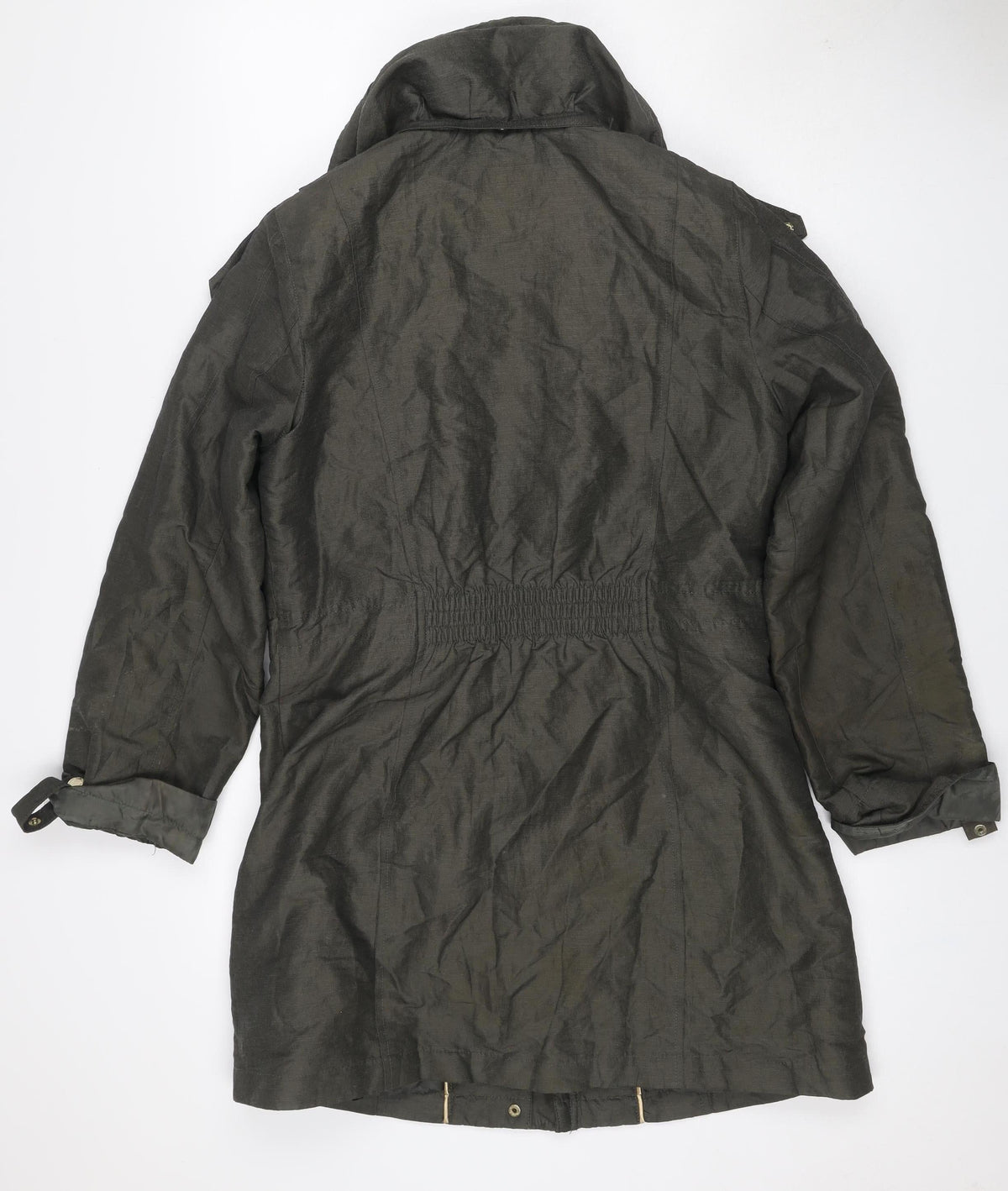 Per Una Women’s Green UK 14 Hooded Utility Parka Jacket