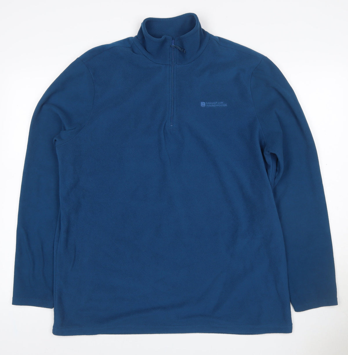 Mountain Warehouse Women’s Blue L 1/2 Zip Fleece Pullover Sweatshirt