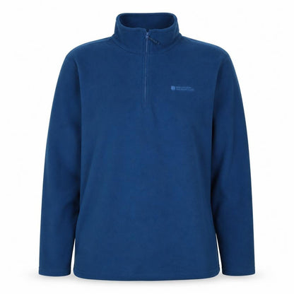 Mountain Warehouse Women’s Blue L 1/2 Zip Fleece Pullover Sweatshirt