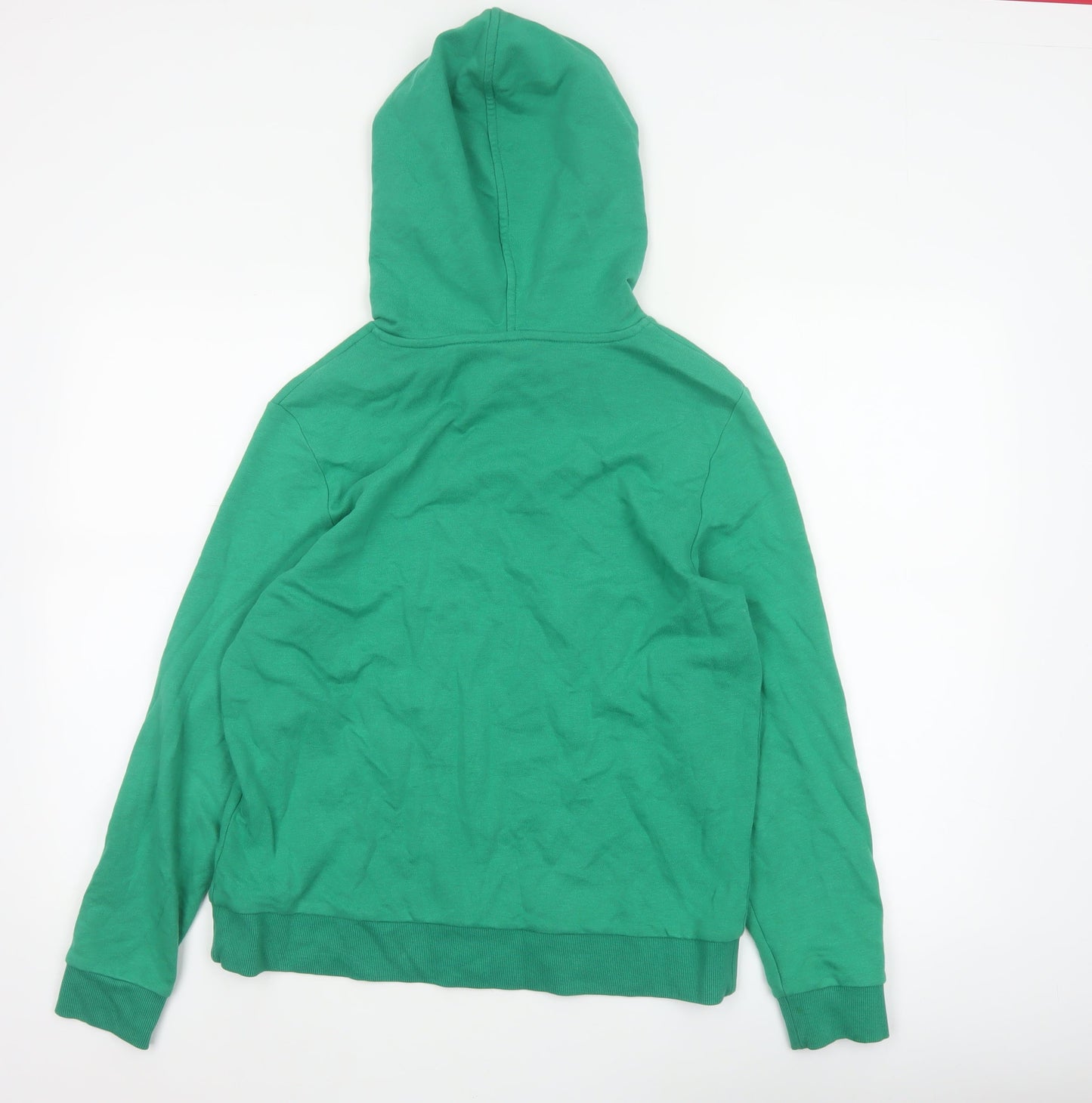 Marks & Spencer Women’s Green UK 12 Pullover Hoodie Drawstring