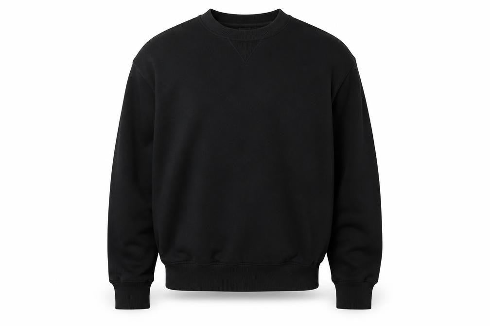 Collusion Men’s Black M Crew Neck Cotton Pullover Sweatshirt